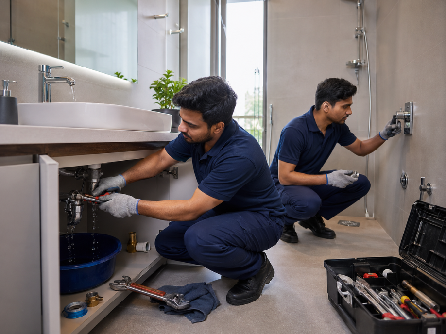 Plumbing by Buildtect in Delhi NCR